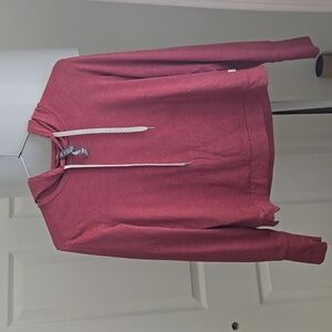 Vuori Essential Halo Hoodie, Women's S, Heather-red